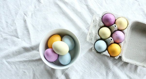 Naturally Dyed Easter Eggs