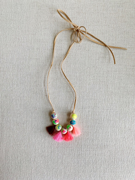 Wood Bead Necklace Kit