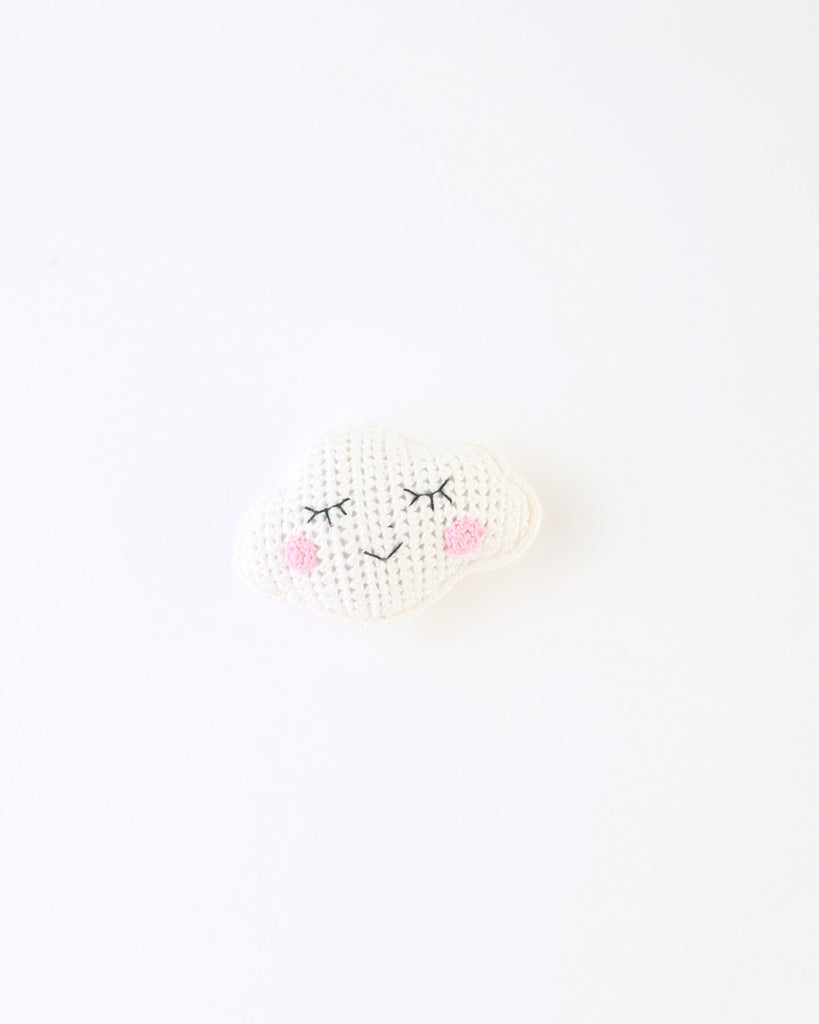 Cloud Crocheted Rattle