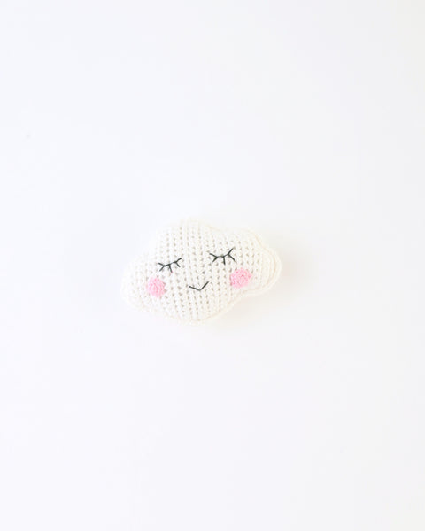 Cloud Crocheted Rattle
