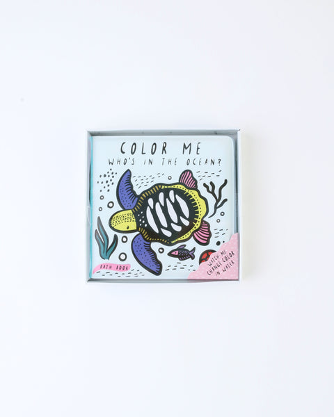 Color Me Bath Book: Who's In the Ocean?