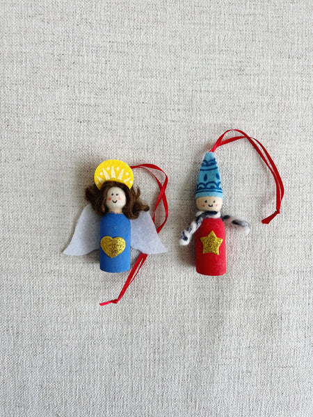 Peg Doll Ornament Kit