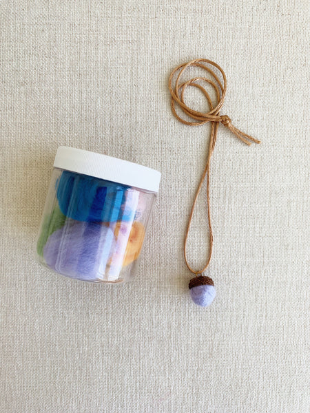 Felted Acorns Kit