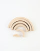 wood rainbow stacking toy