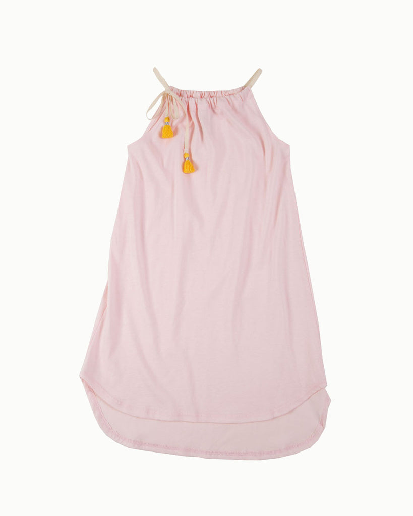 Halter Dress in Ballet Pink