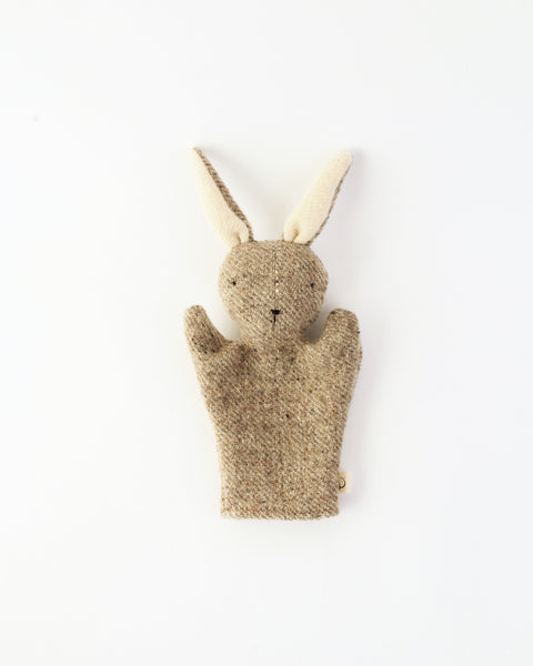 Light Grey Rabbit Hand Puppet