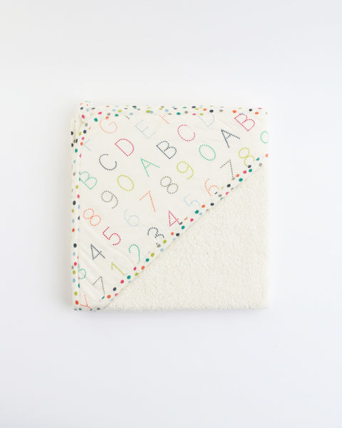 Alphabet Hooded Towel