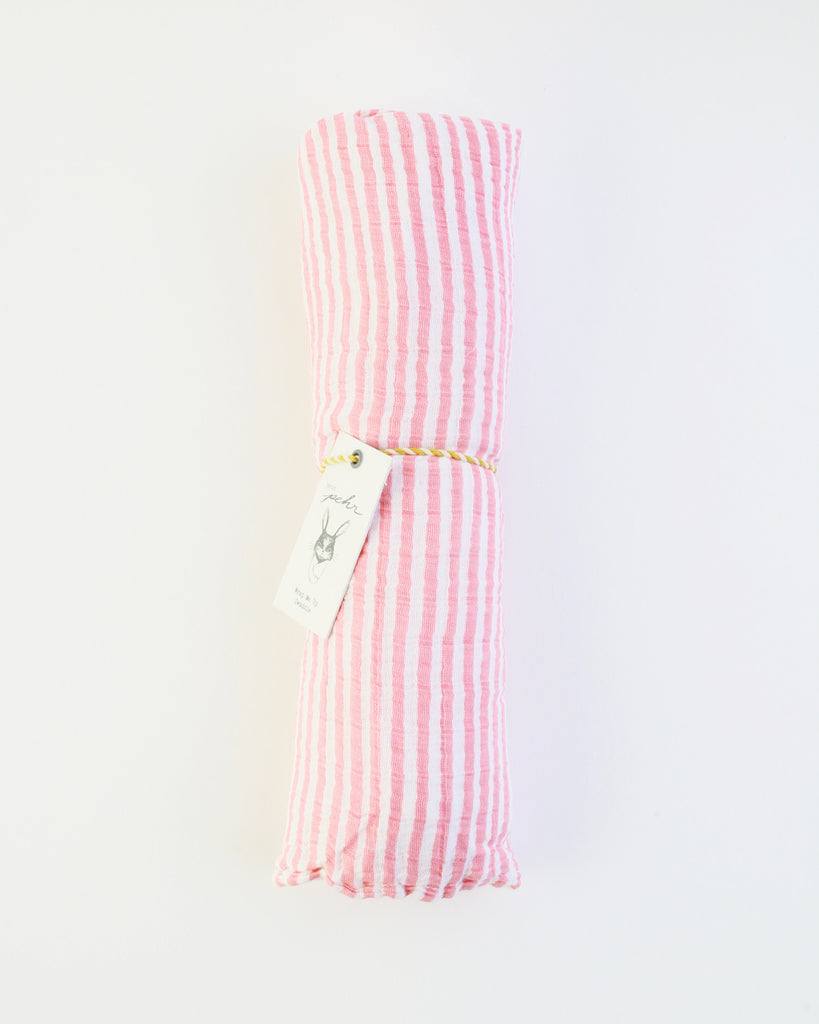 Pink Stripe Swaddle