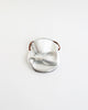 Mini Voyager Purse in Silver Metallic