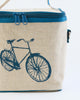 Small Cooler Bag - Blue Bicycle