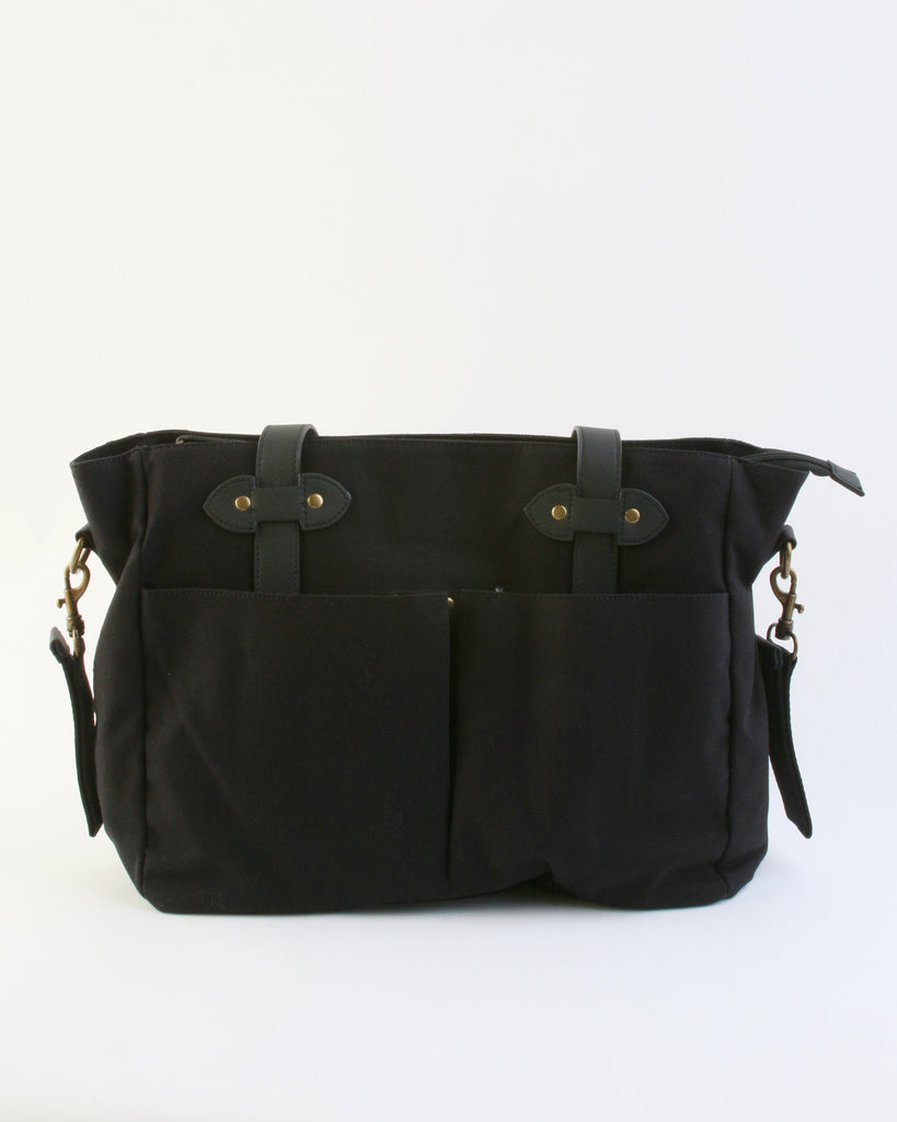 Emerson Diaper Tote in Black