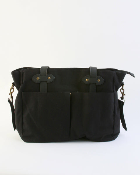 Emerson Diaper Tote in Black