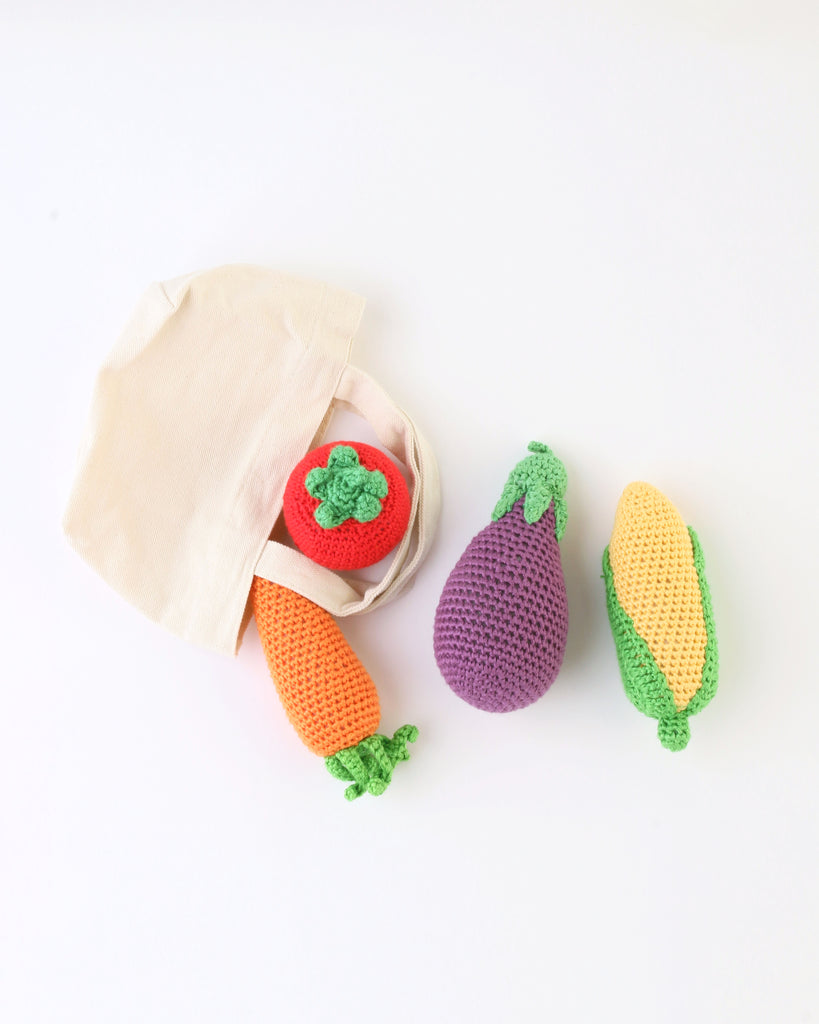 Veggie Rattles Set