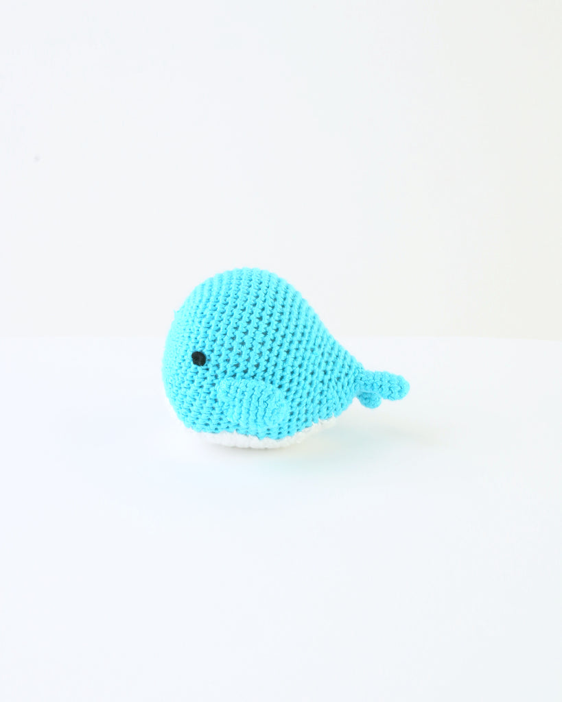 Whale Crocheted Rattle
