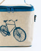 Small Cooler Bag - Blue Bicycle